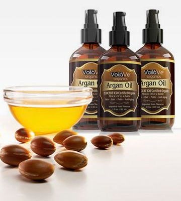 VoilaVe Argan Oil Virgin USDA & ECOCERT Certified Organic Moroccan Argan Oil for Skin, Hair & Nails—Cold-Pressed, Unrefined, 100% Pure - Bestadvisor