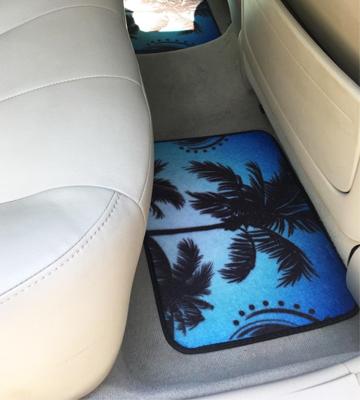 BDK Palm Tree Carpet Floor Mats for Car - Bestadvisor