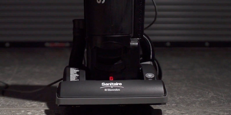 Sanitaire SC5745A Commercial Upright Bagless Vacuum Cleaner in the use - Bestadvisor