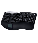 Adesso PCK-308UB Ergonomic Keyboard with TouchPad