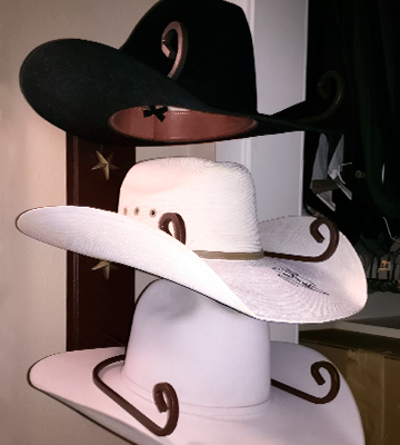 Mark Christopher Collection 663 STAR CT American Made Cowboy Hat Holder Rust - Bestadvisor