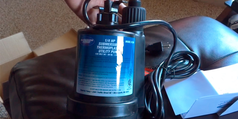 Review of Superior Pump 91250 Thermoplastic Submersible Utility Pump