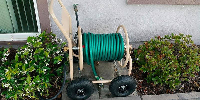 Review of Liberty Garden Products Professional Garden Hose Reel Cart