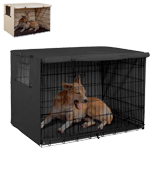 Explore Land Dog Crate Cover Durable Polyester Pet Kennel Cover Universal Fit