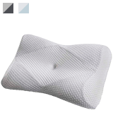 Mkicesky Memory Foam Neck Pillow for Back Sleepers