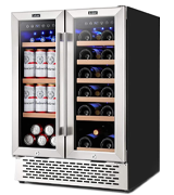 Colzer ‎YC-120D 24 inch Wine and Beverage Refrigerator
