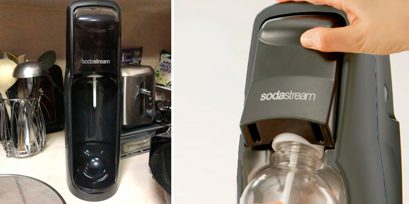 SodaStream Jet Bundle Soda Maker in the use - Bestadvisor