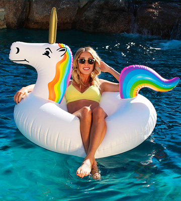 Review of GoFloats Unicorn Pool Float Party Tube