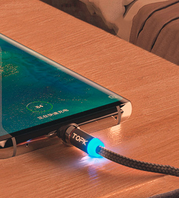 TOPK CX-3SK 4-Pack Magnetic Charging Cable (Type-C, Micro USB, Lighting) - Bestadvisor