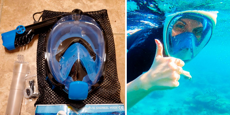 Review of WSTOO Full Face Snorkel Mask-Advanced Safety Breathing System
