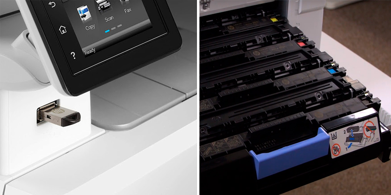 HP LaserJet Pro M283fdw Wireless All-in-One Color Laser Printer in the use - Bestadvisor