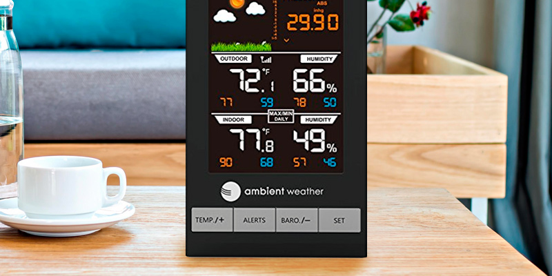 Review of Ambient Weather WS-2801 Advanced Wireless Color Forecast Station with Barometer