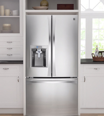 Kenmore Elite 73165 28.5 cu. ft. Bottom Freezer Refrigerator with Grab-N-Go Door - Bestadvisor