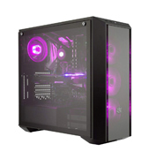 Cooler Master MasterBox Pro 5 (MCY-B5P2-KWGN-01) Mid-Tower PC Case, 3 RGB Fans 120mm Temper Glass Side Panel