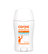 Carpe Underarm Clinical strength Antiperspirant and Deodorant