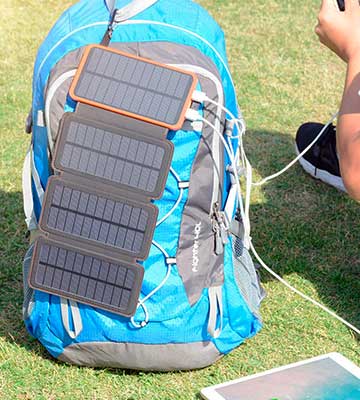 ADDTOP HI-S025 25000mAh Portable Solar Charger / Power Bank - Bestadvisor