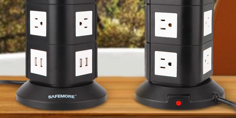 Safemore CECOMINOD067609 10-Outlet 4-USB Surge Protector in the use - Bestadvisor