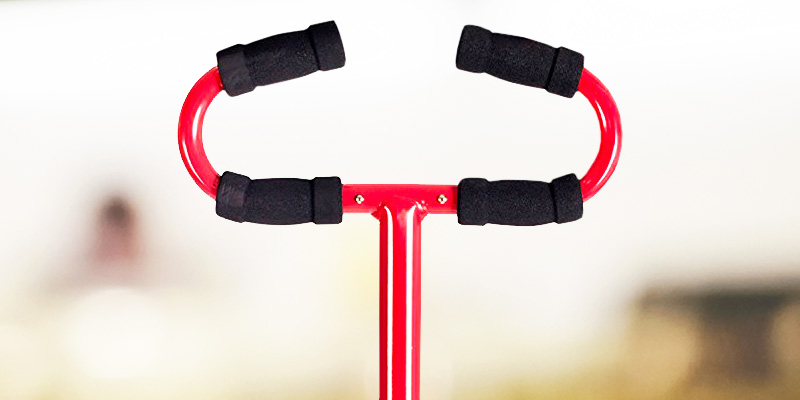High Bounce Pogo Stick with Adjustable Handles in the use - Bestadvisor