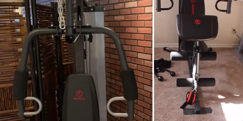 Marcy MKM-1101 Single Stack Home Gym in the use - Bestadvisor