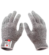 NoCry (1 Pair) Level 5 Protection Cut Resistant Kevlar Gloves