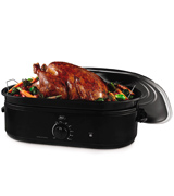Oster CKSTRS18-BSB Roaster Oven with Self-Basting Lid