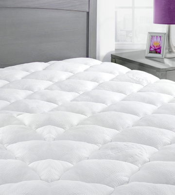 ExceptionalSheets SYNCHKG040131 Bamboo Mattress Pad, Extra Plush Cooling Topper - Bestadvisor