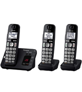 Panasonic KX-TGE433B Cordless Phone with Answering Machine