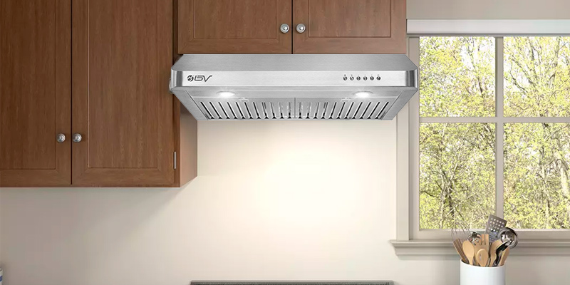 Review of BV BV-RH-801 30" Under Cabinet Ducted Kitchen Range Hood with LED Lights