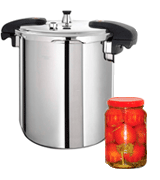 Buffalo QCP420 21-Quart Stainless Steel Pressure Cooker