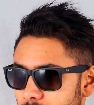 Ray-Ban RB4165 Justin Rectangular Sunglasses - Bestadvisor