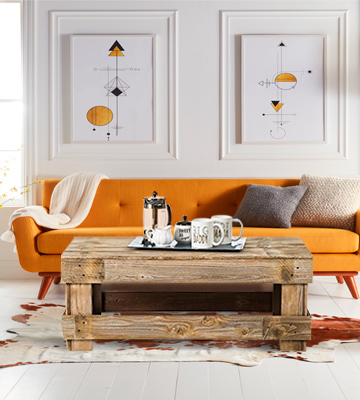 Del Hutson Designs DHD1261 Rustic Barnwood Coffee Table - Bestadvisor