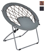 Giantex HW53054GR Folding Round Bungee Chair