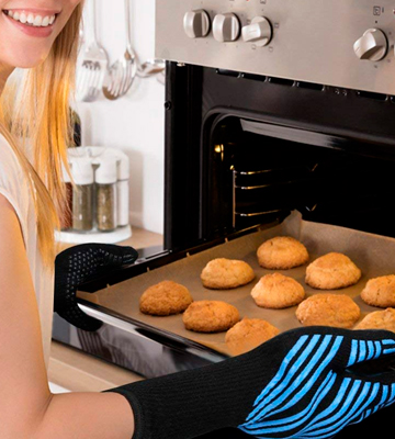 Semboh Heat Resistant Gloves Extreme Heat Resistant BBQ Gloves, Food Grade Kitchen Oven Mitts - Bestadvisor