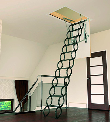 FAKRO 66875 Insulated Steel Scissor Attic Ladder - Bestadvisor