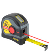 General Tools LTM1 2-in-1 Laser Tape Measure, 16 ft