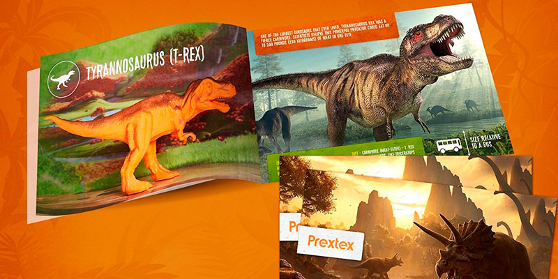 Prextex Assorted Dinosaur Figures with Dinosaur Book in the use - Bestadvisor