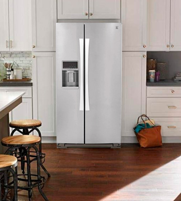 Kenmore Elite 51773 28 cu. ft. Side-by-Side Refrigerator with Accela Ice Technology - Bestadvisor