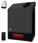 Heat Storm Wall Gray HS-1000-WX Deluxe Indoor Infrared Heater