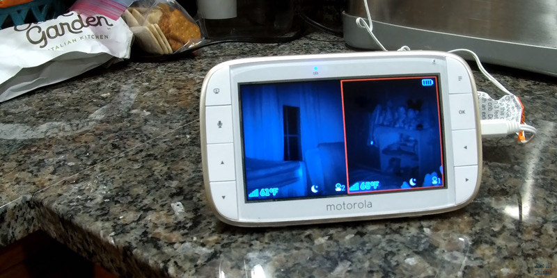 Motorola 5-Inch LCD Color Display Video Baby Monitor in the use - Bestadvisor