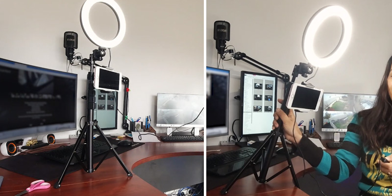 Review of UBeesize 8" Selfie Ring Light with Tripod Stand & Cell Phone Holder