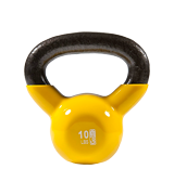 GoFit Vinyl Dipped Kettle Bell With Introductory Training DVD
