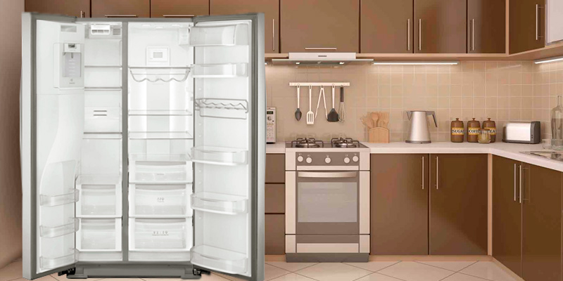 Kenmore Elite 51773 28 cu. ft. Side-by-Side Refrigerator with Accela Ice Technology in the use - Bestadvisor