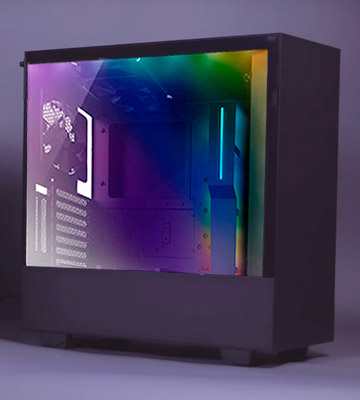 NZXT H500i (CA-H500W-B1) Compact ATX Mid-Tower PC Gaming Case Tempered Glass Panel - Bestadvisor