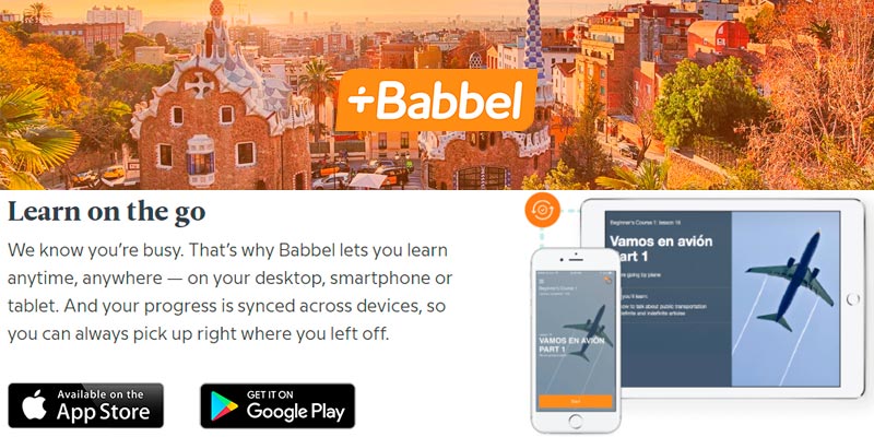 Detailed review of Babbel Learn Spanish Courses - Bestadvisor
