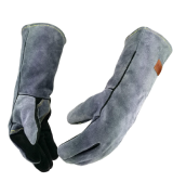 WZQH 16 Inches,932℉,Leather Forge Welding Gloves