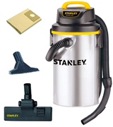 Stanley 4.5 Gallon, 4 Horsepower Wet/Dry Hanging Vacuum