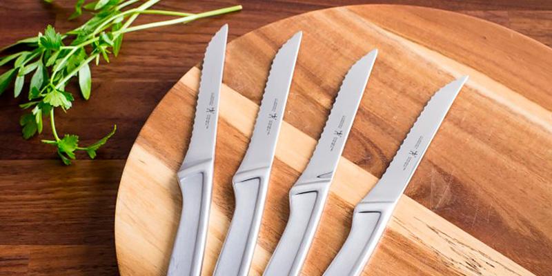 J.A. Henckels International Steak Knife Set in the use - Bestadvisor