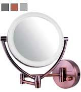 Ovente LED Lighted Wall Mount Vanity