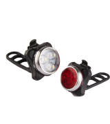 Ascher AS-3L Front Headlight and Rear LED Bicycle Light