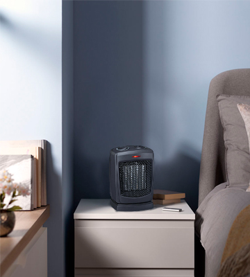 HOME-CHOICE Small Ceramic Oscillating Space Heater Electric Portable Heater Fan - Bestadvisor